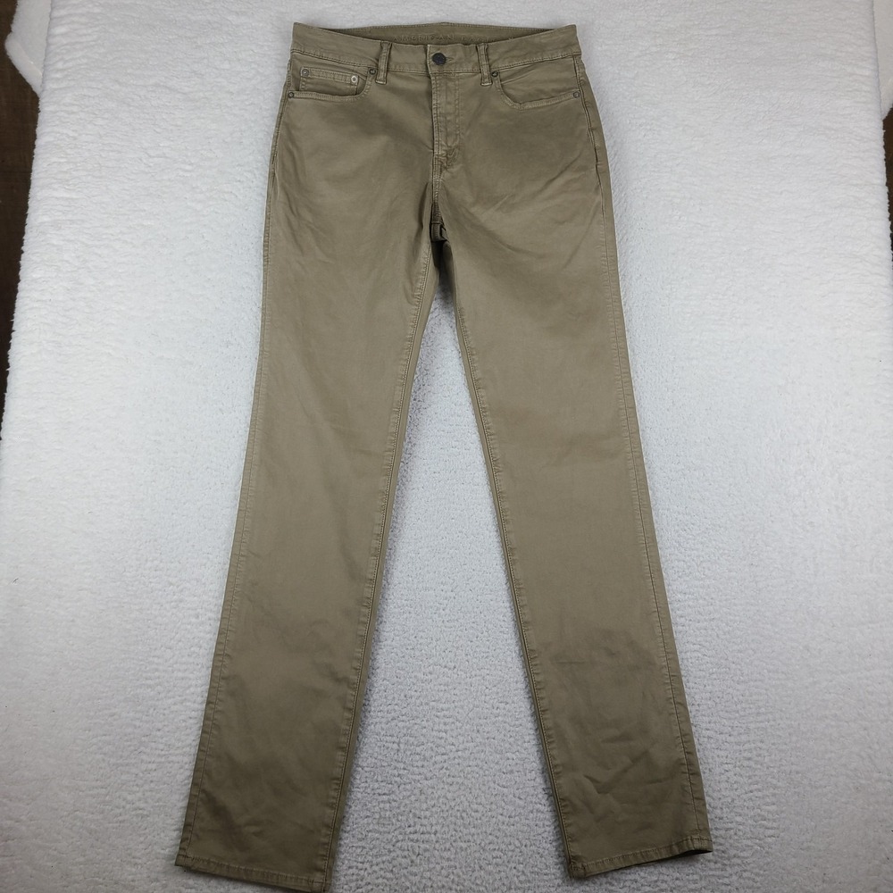 American Eagle Pants Mens 32x36 Beige Stone Original Straight Flex Chino Khakis